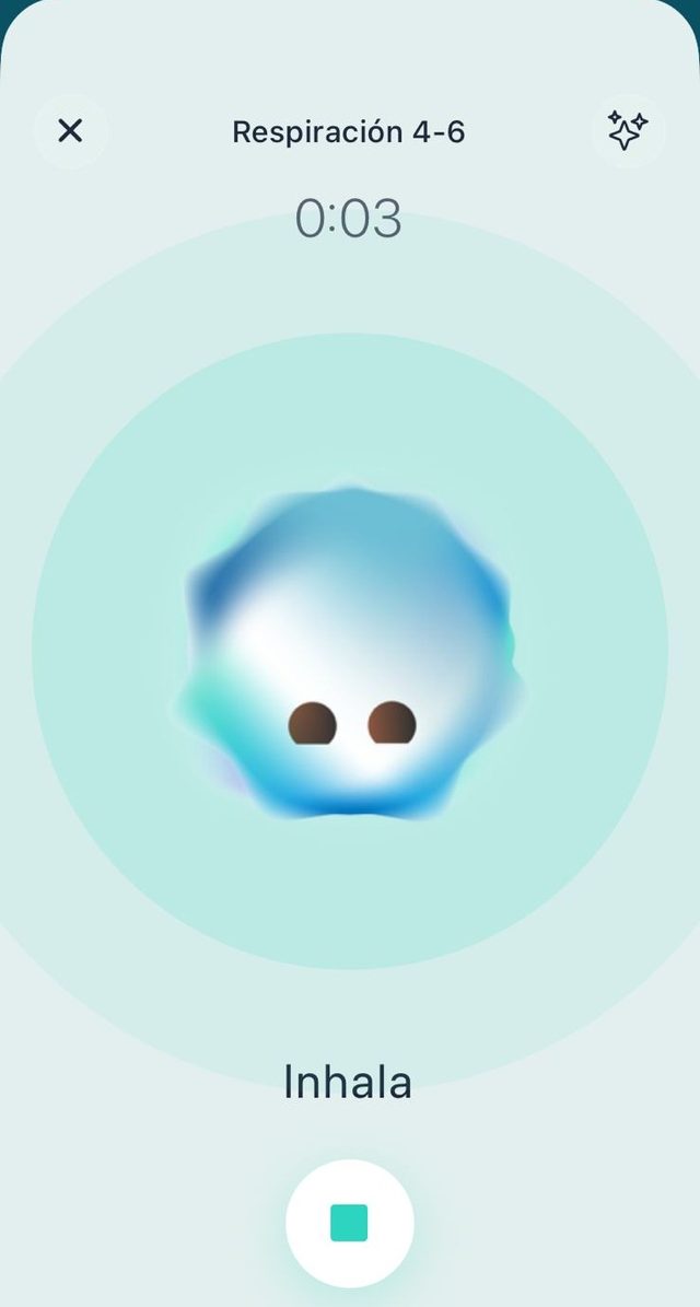 Respiración guiada: inhala